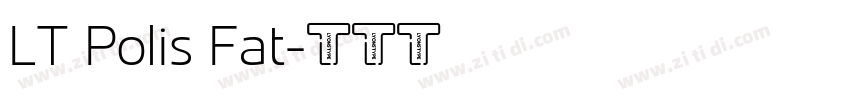 LT Polis Fat字体转换